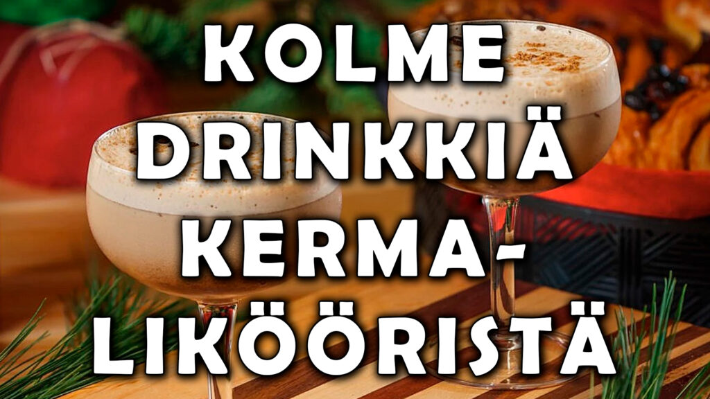 Kolme kermalikööridrinkkiä