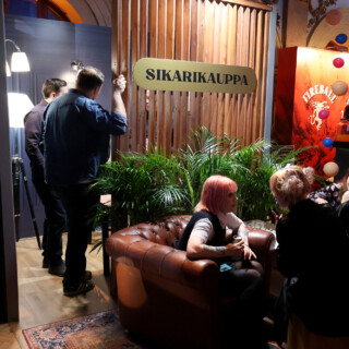 Sikarikauppa oli mukana myös HDF Whiskey Editionissa.